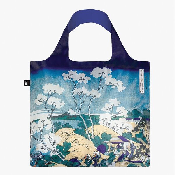 LOQI Reusable Shopping Bag Museum Collection Hokusai Fuji from Gotenyama