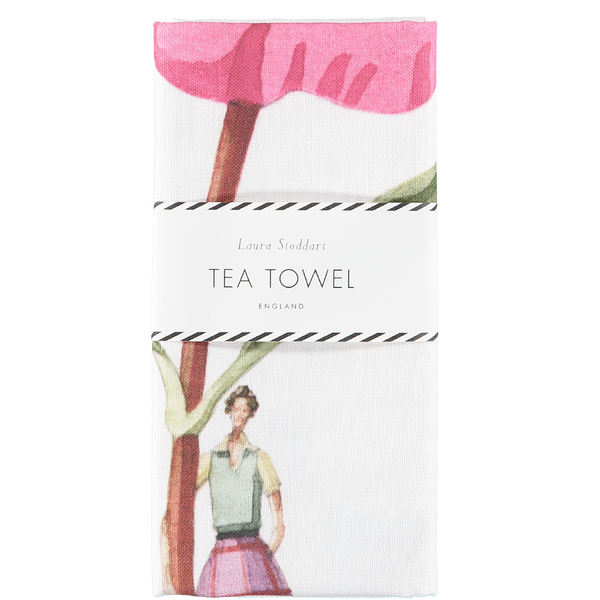 Laura Stoddart 'In Bloom' Tea Towel Cistus