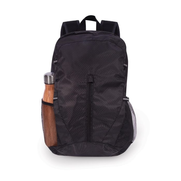Maverick Port-A-Pack Foldable Backpack - Black 