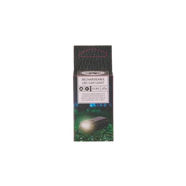 Maverick Rechargeable Cap Light Black