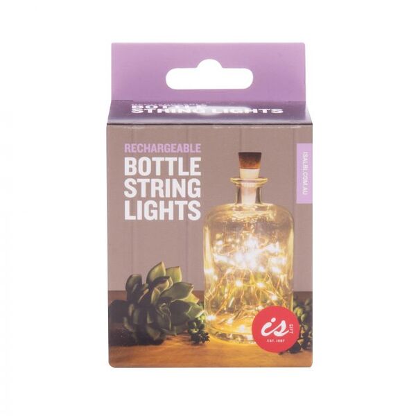 Rechargeable Bottle String Lights