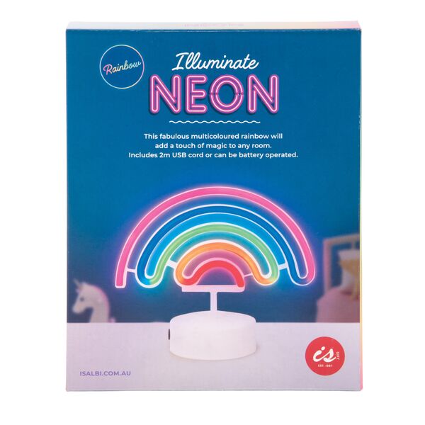 Illuminate Neon Dreams LED Rainbow Light