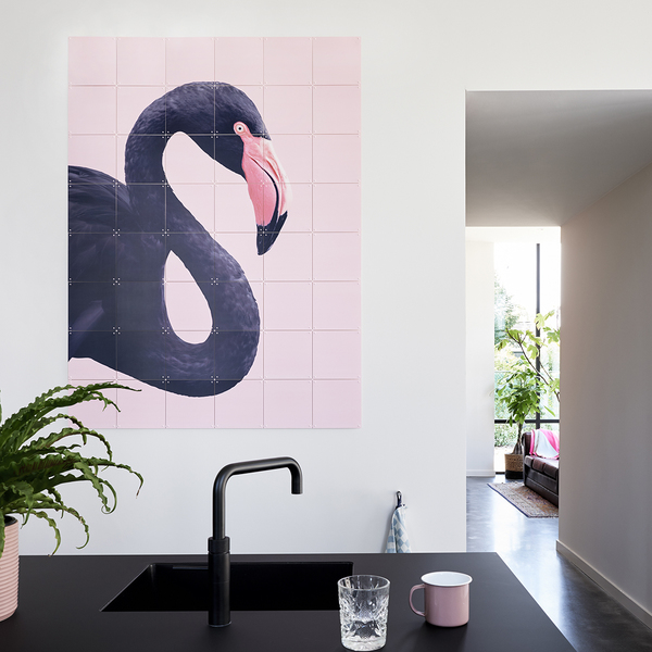 IXXI Black Flamingo Wall Art 120cm x 160 cm