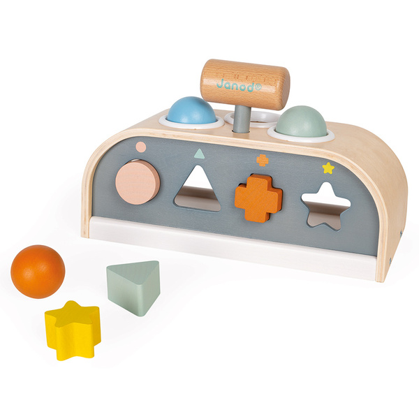 Janod Cocoon Tap Tap Shape Sorter
