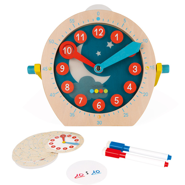 Janod Essentials Learn To Tell Time ( wood )