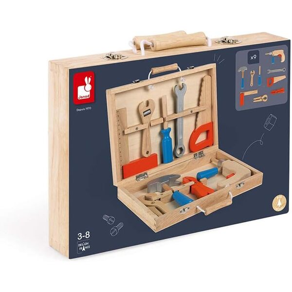 Janod Bricokids Tool Box  ( Pretend Play )