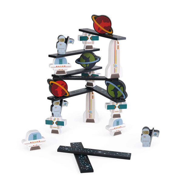 Janod Space Building Set ( wood )