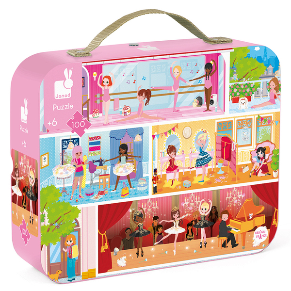 Janod Dance Suitcase Puzzle