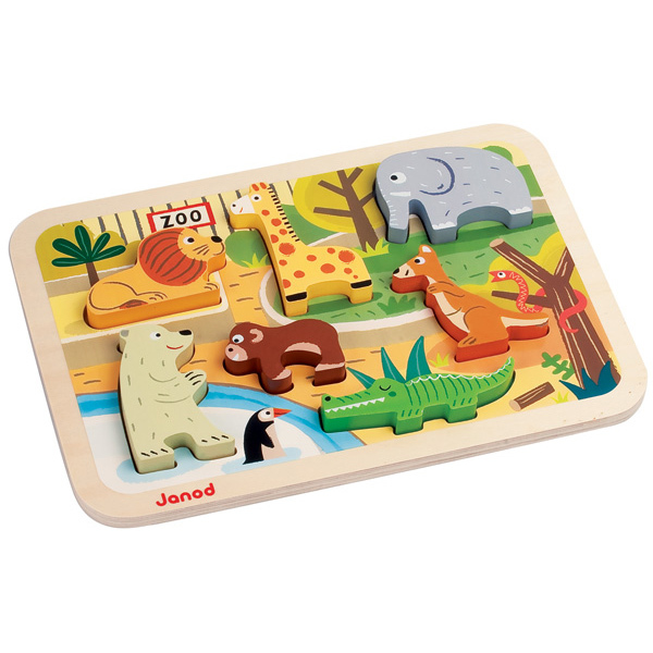 Janod Chunky Zoo Puzzle