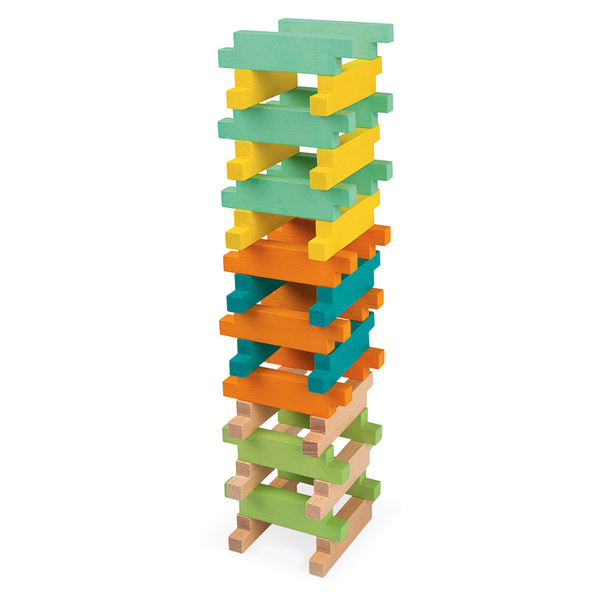 Janod 60 piece Connecting Blocks ( wood )