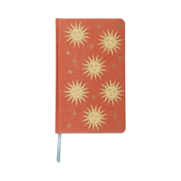 Celestial Journal Cloth Coloured Terracotta Sun