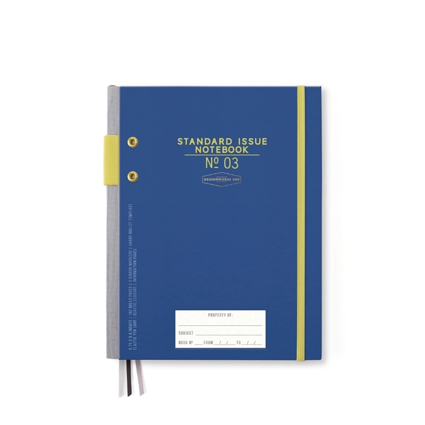 Standard Issue Planner Notebook Cobalt and Citron