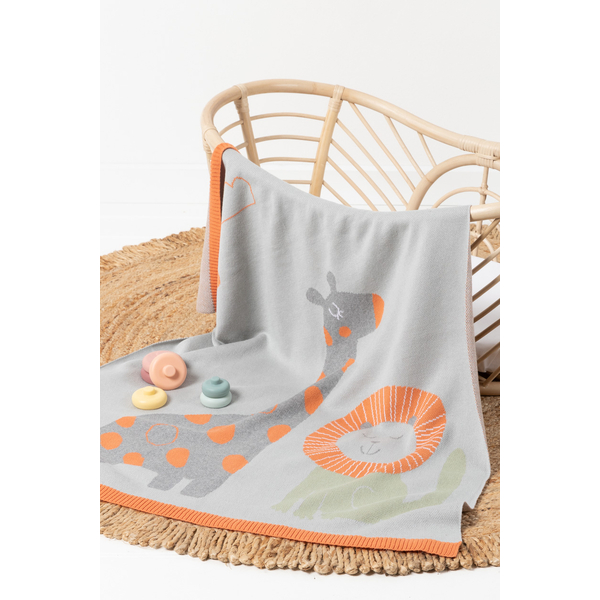 Indus Jungle Buddies Baby Blanket
