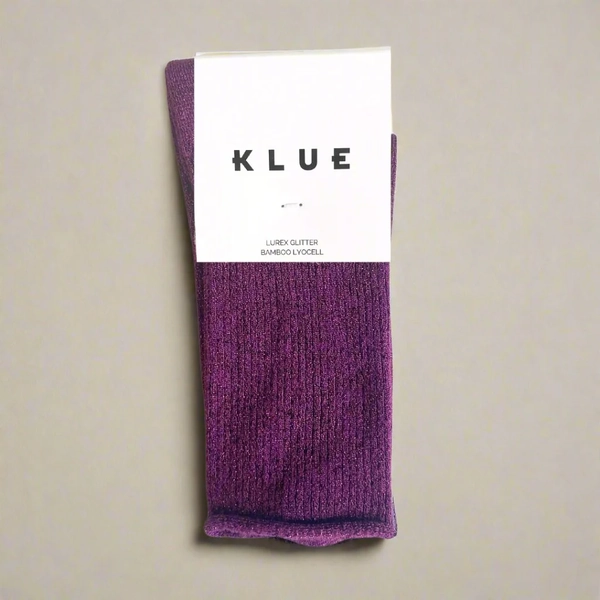 KLUE Glitter Lurex Socks Purple