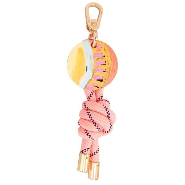 Moe Moe Keyring First Nations Dreaming Yellow/Coral