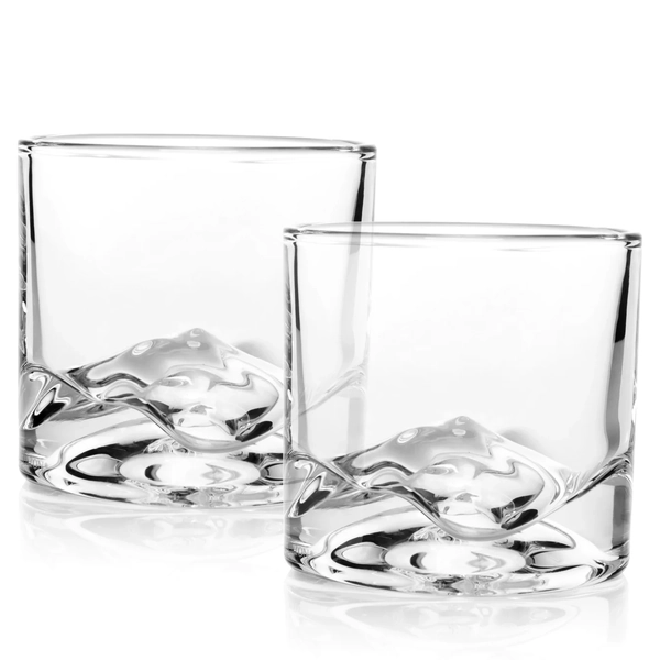 Liiton Mont Blanc Whiskey Glasses Set Of 2
