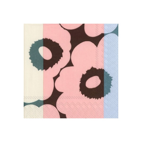 Marimekko Unikko Ralli Rose Paper Napkins