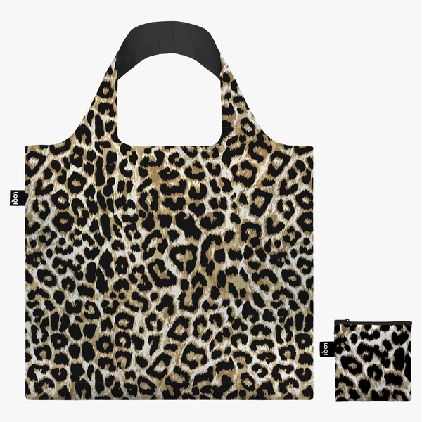LOQI Reusable Shopping Bag Leopard Dusk