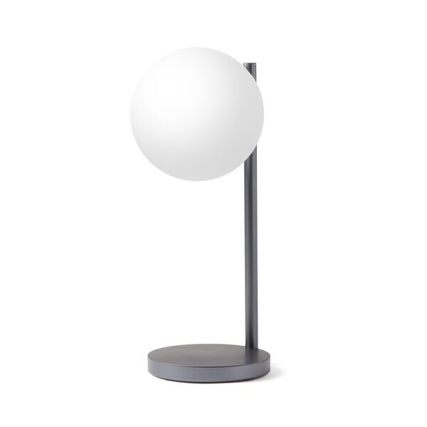Lexon Bubble Lamp & Charger Gun Metal