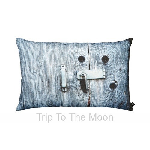 By Nord Fishing Lodge, Blue Door cushion cover 60 x 40 cm