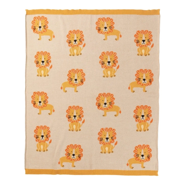 Indus Leo Lion Baby Blanket