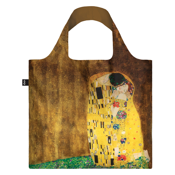 LOQI Reusable Shopping Bag Museum Collection Gustav Klimt - The Kiss