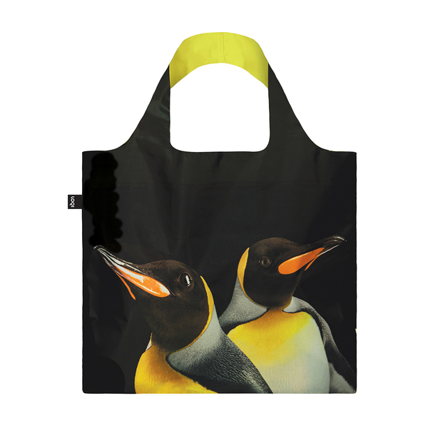LOQI Reusable Shopping Bag National Geographic Collection King Penguins
