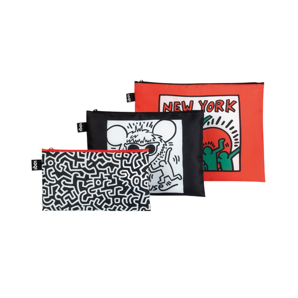 LOQI Zip Pocket Museum Collection- Keith Harrington Set of 3