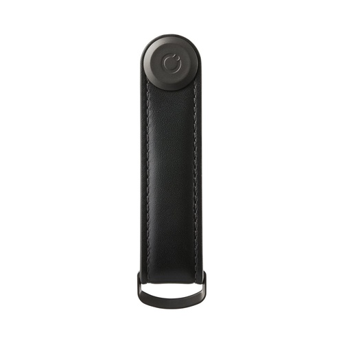 Orbitkey 2.0 - Black Leather with Black Stitching