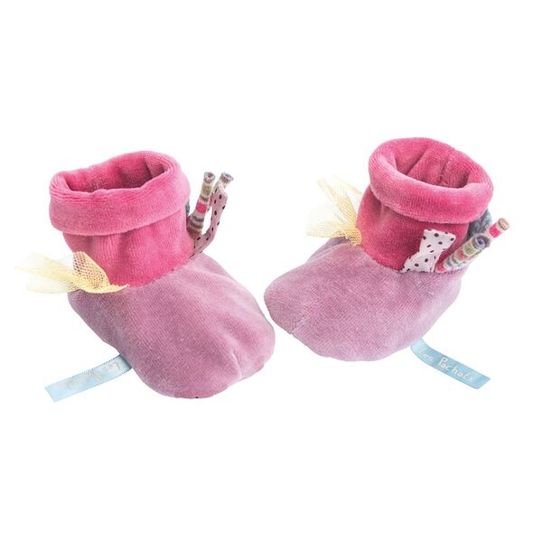 Moulin Roty Les Pachats Purple Slippers