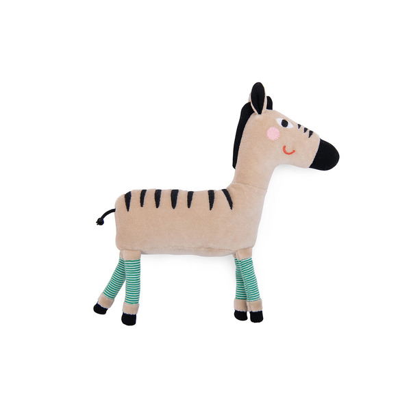 Moulin Roty Les Toupitis Zebra Rattle