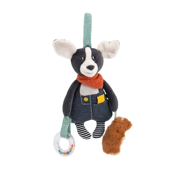 Moulin Roty Puce and Pilou Hanging Activity Dog