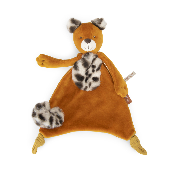 Moulin Roty La Foret Mawa Taigo the leopard comforter