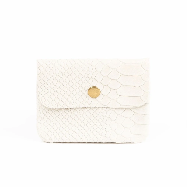 Maison Fanli Coin Purse- Snake Cream