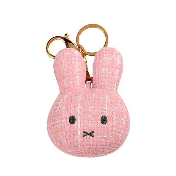 Miffy Plush Pink Keyring