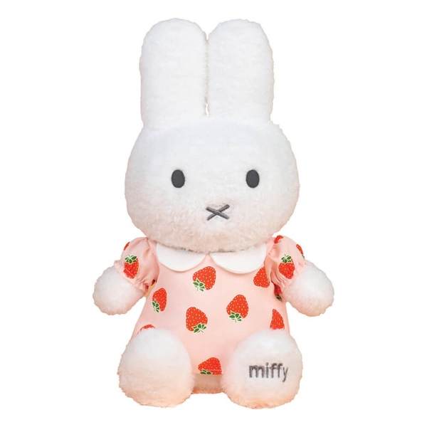 Miffy Strawberry Dress Plush 