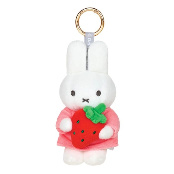 Keyring: Miffy With Strawberry
