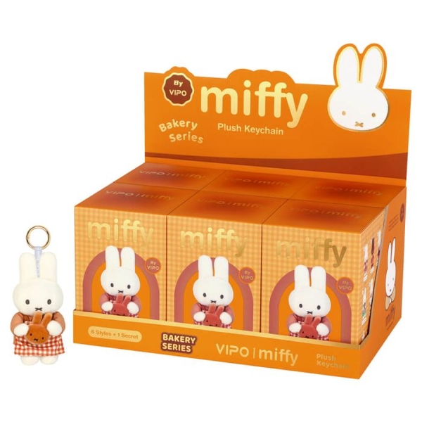Blind Box: Miffy Bakery Series Plush Keychain