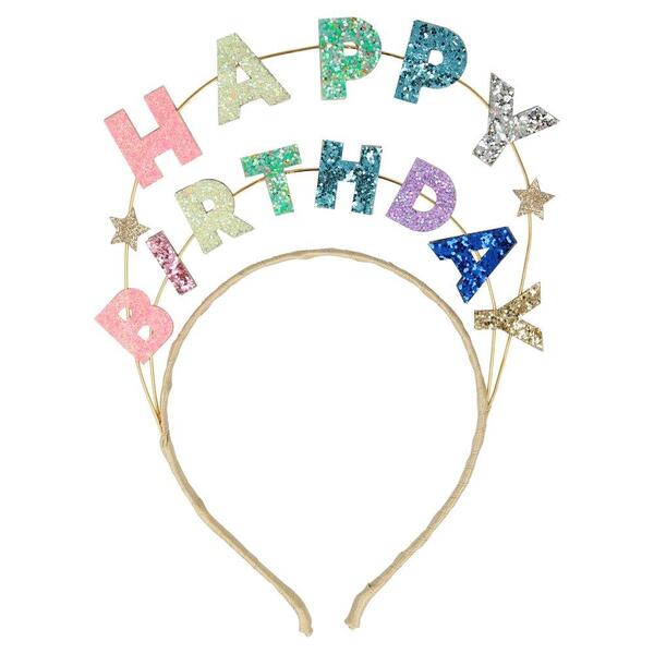 Meri Meri Happy Birthday Glitter Headband