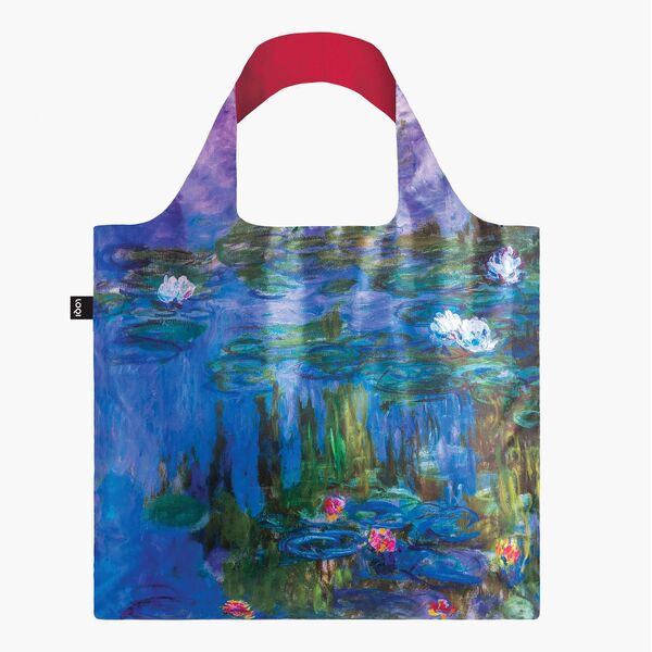 LOQI Reusable Shopping Bag Monet Water Lilies