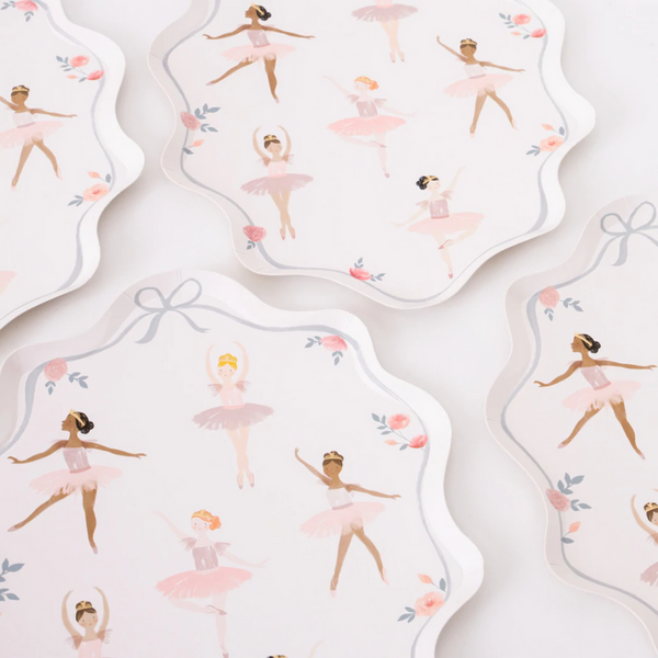 Meri Meri Ballerina Party Plates 8pk