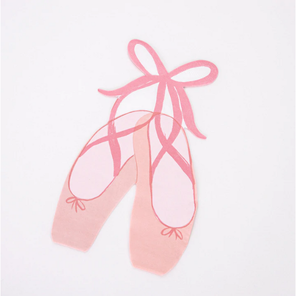 Meri Meri Ballet Slippers Napkins 16pk
