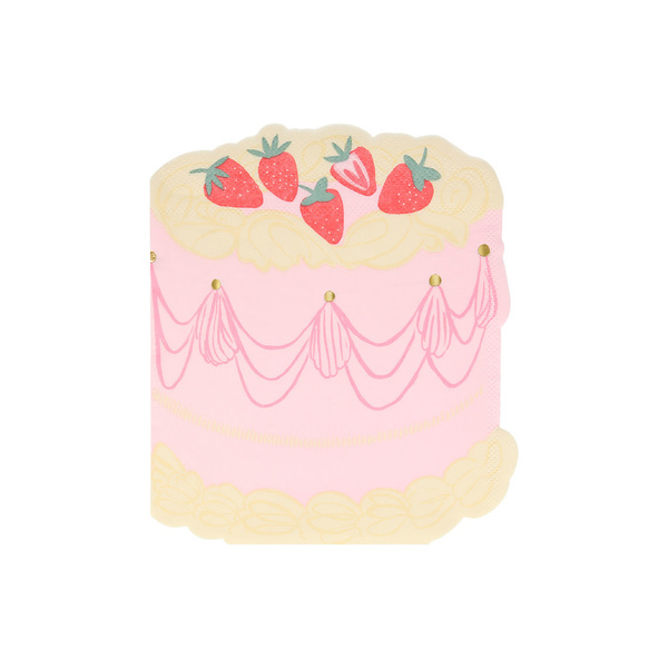 Meri Meri Pink Cake Napkins