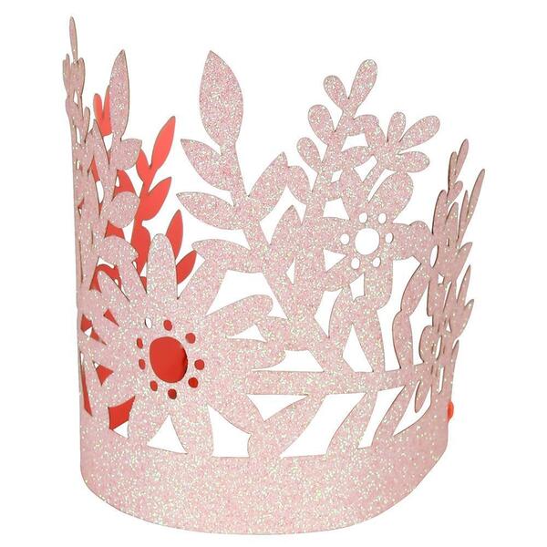 Meri Meri Glitter Crowns Pink 