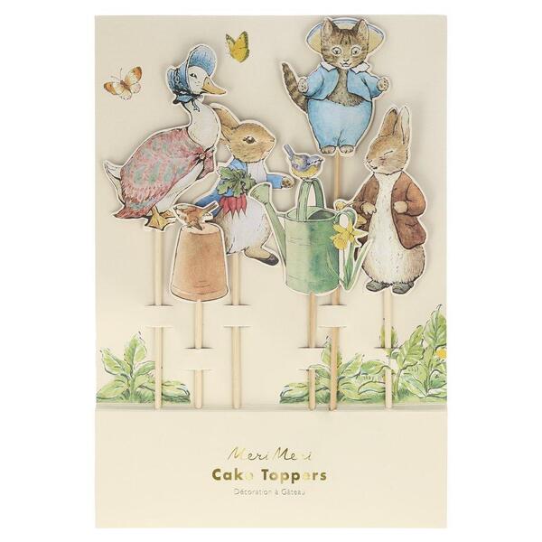Meri Meri Peter Rabbit and Friends Cake Toppers