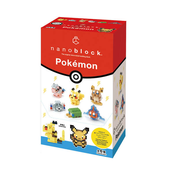 Nanoblock Mininano Pokemon Box - Electric Type Set ( Set of 6 )