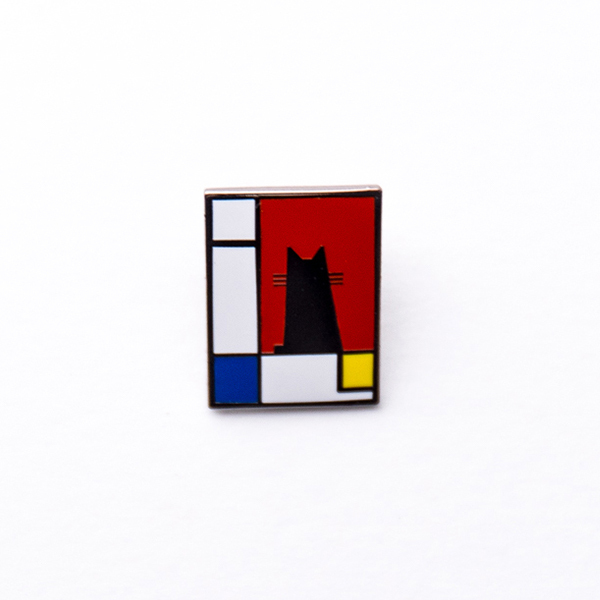 Enamel Pin - Meowdrian