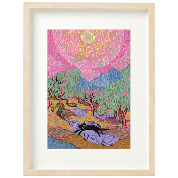 Niaski Art Print Vincat Olives