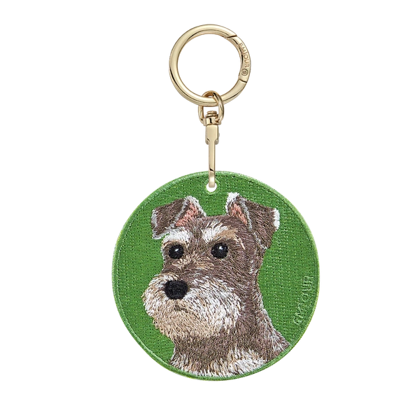 Emjour Embroidered Keychain - Schnauzer