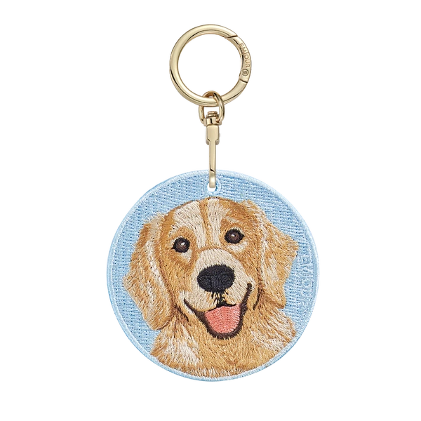 Emjour Embroidered Keychain - Golden Retriever
